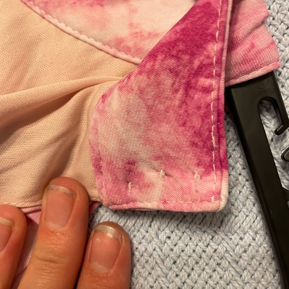 NWT pink tie-dye-look INC maxi dress - Picture 7 of 8